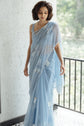Noor Sky Blue Organza Saree