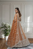 Rust Orange Heavy Embroidered Bridal Lehenga ✨👰