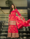❤️ Regal Red Embroidered Suit Set
