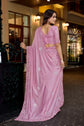 Blush Petals & Moonlight Glow Pink Saree