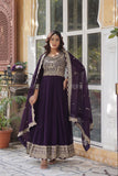 ✨ Embroidered Anarkali Set with Dupatta – Party & Festive Wear ✨