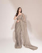 ✨ Moonlit Dust Embellished Net Saree