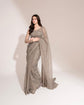 ✨ Moonlit Dust Embellished Net Saree