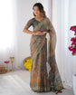 Ira Art Silk Saree in Olive