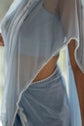 Noor Sky Blue Organza Saree